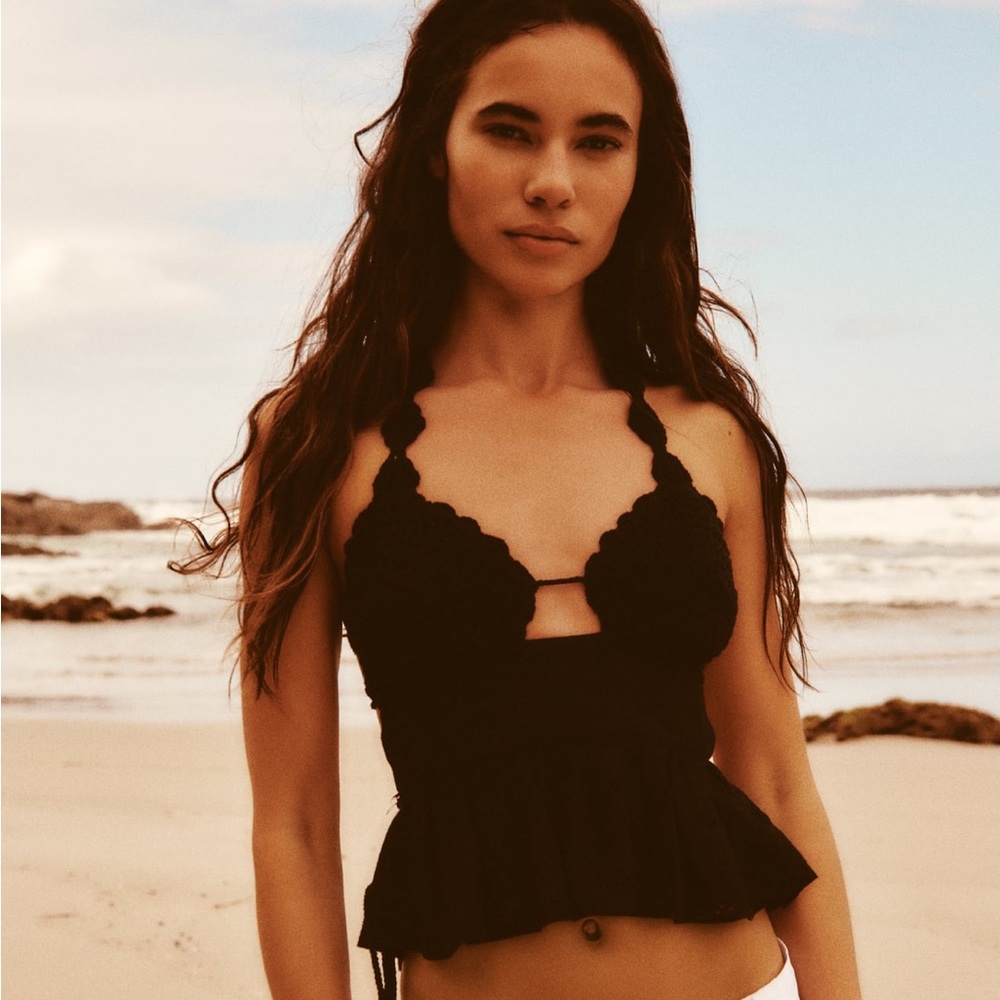 Zara Crochet Crop Top